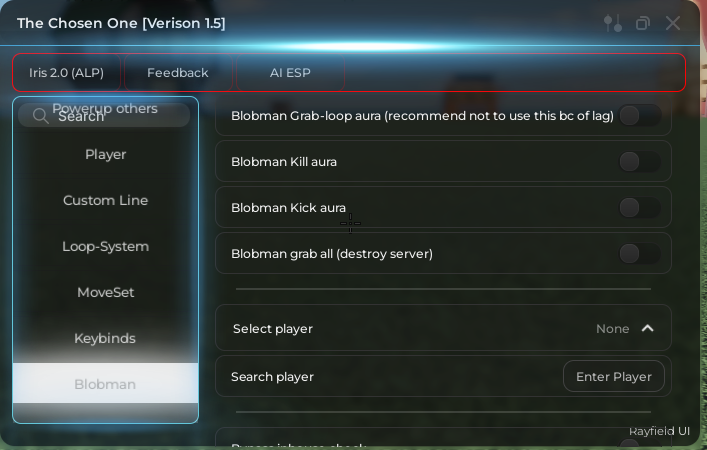 The chosen one ftap script